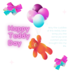 Teddy Day Wishes for Her